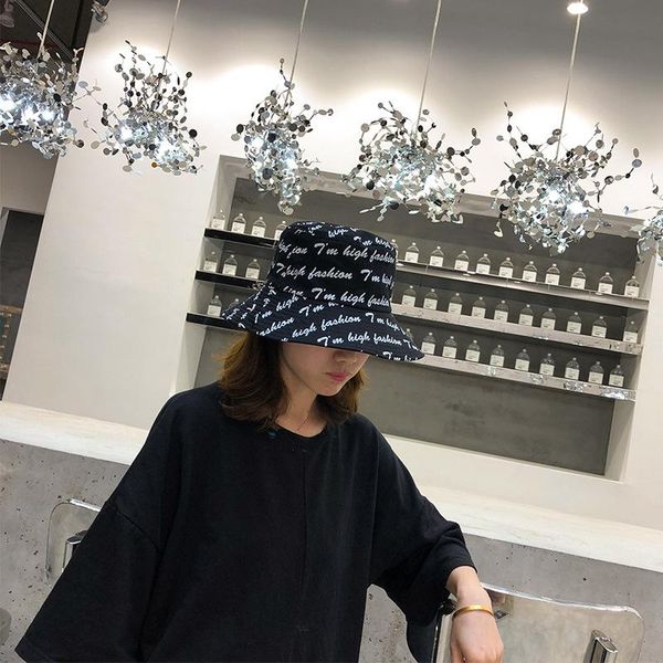 

wide brim hats tide brand double sided fisherman hat female student street hip hop visor korean outdoor sun male basin, Blue;gray