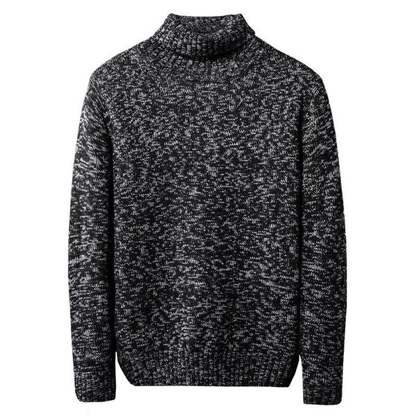 

men's sweaters casual turtleneck 2021 autumn winter men warm sweater comfortable pullover fashion mens clothing solid coat, White;black