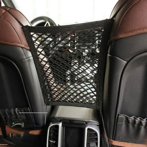 

car organizer general double-layer storage net bag for automobile screen and chair room