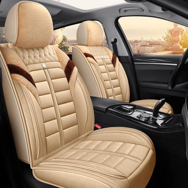 

car seat covers cover warm plush automotive protector universal cushion for focus 1 mondeo 3 kuga edge ecosport fiesta