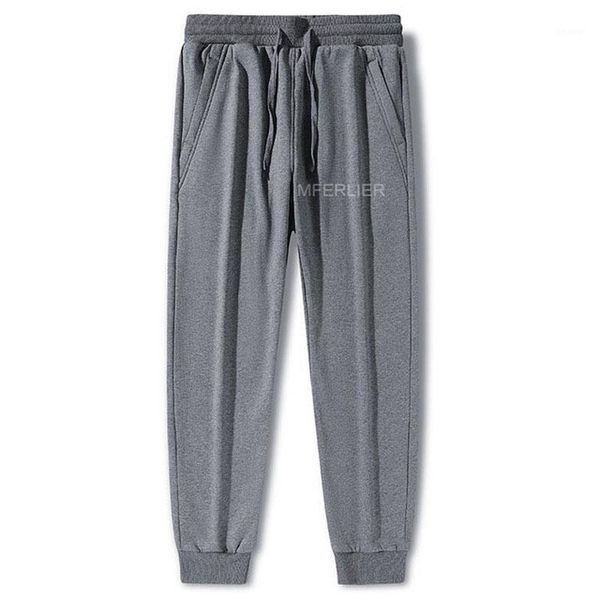 

men's pants winter autumn 8xl waist 130cm sweatpants 7xl 6xl 5xl large size trousers for men, Black