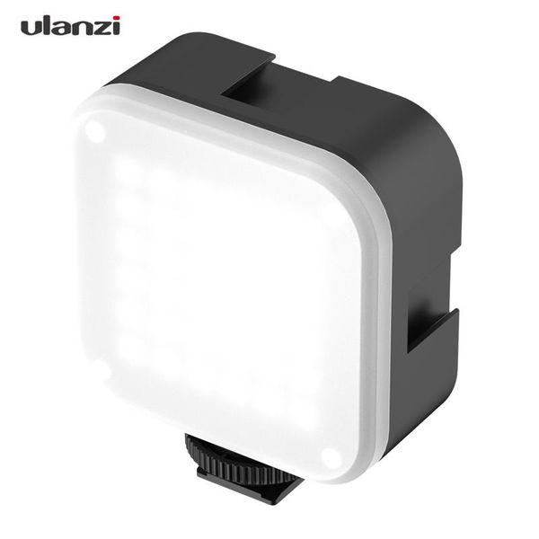 

ulanzi led video light u-bright pocket pography fill 2700k-6500k cri95+ triple cold shoe mounts for vlog live broadcast flash heads