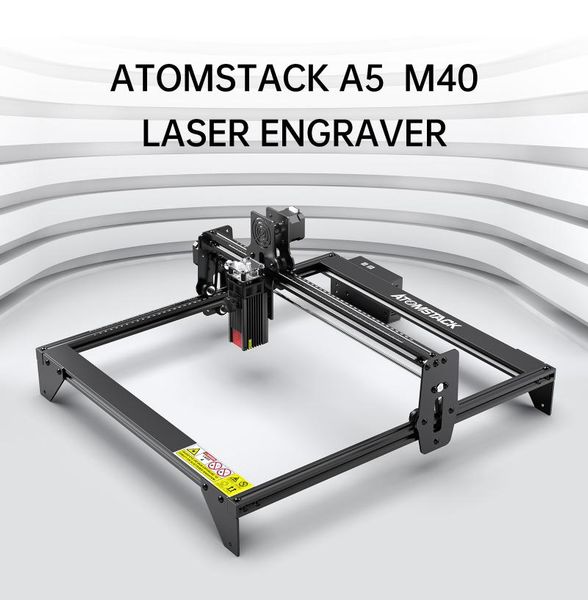 

printers 40w engraver atomstack a5 m40 laser engraving machine cut wood leather metal acrylic cnc router printer carving deskcutter
