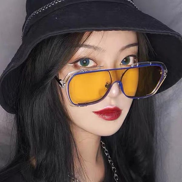 

sunglasses eaeonxe 2021 fashion for men retro square glasses frame sun women one piece shade lens, White;black