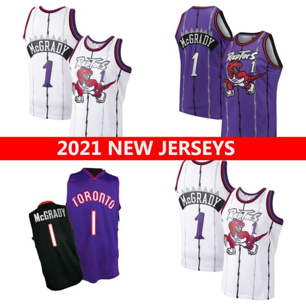 

2021 basketball jerseys 1 tracy mcgrady, Black;red