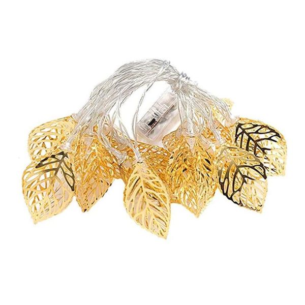 

strings gold leaves string lights 10 decorative led for wedding christmas birthday holiday room courtyard party light