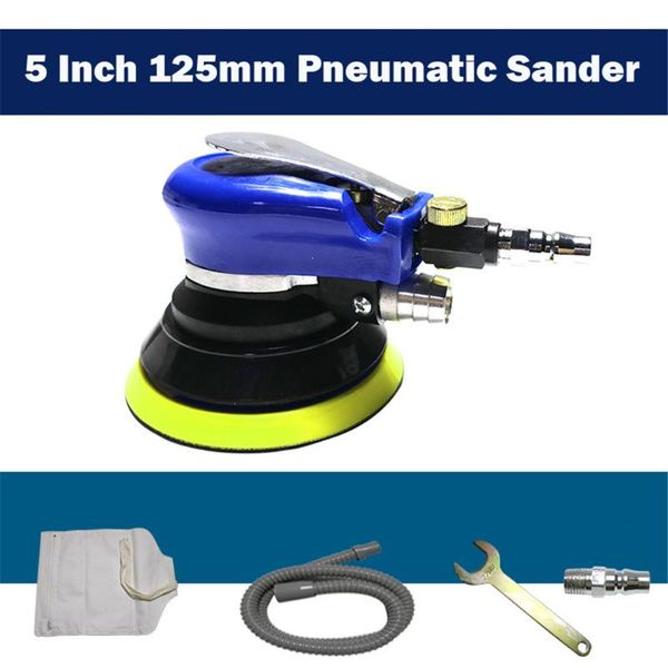 

inch 125mm pneumatic sander polishing machine polisher grinding sanding tool car accessories maintenance auto detailing #yl10 care products