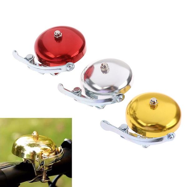 

bike horns metal bell ring loud sound one touch classic handlebar cycling bicycle horn alarm accessory retro cycle push
