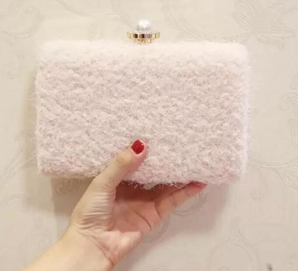 

hbp plush women's mini evening bags fashion clutch banquet bag girls shoulder bag messenger bag aa005