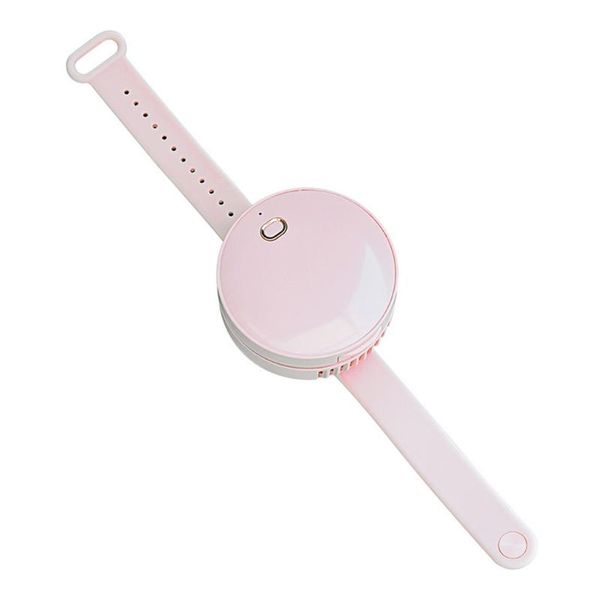 

portable wrist fan mirror leafless usb rechargeable 3 speed adjustable air cooler handheld personal cooling for travel sports of electric fa