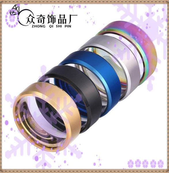 

cluster rings multi-color matte exaggerated fashion men's 2021 ring, Golden;silver