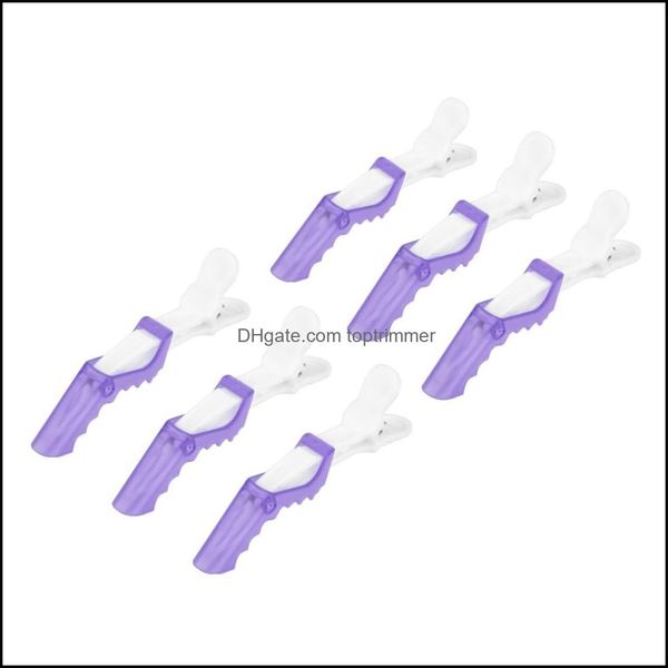 

clips care & tools products6pcs plastic crocodile hairdressing styling sectioning clamp hair clip drop delivery 2021 7yim0