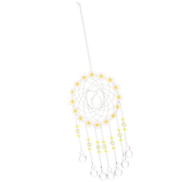 

decorative objects & figurines 1pc balcony crystal dream catcher pendant rainbow maker indoor outdoor decoration
