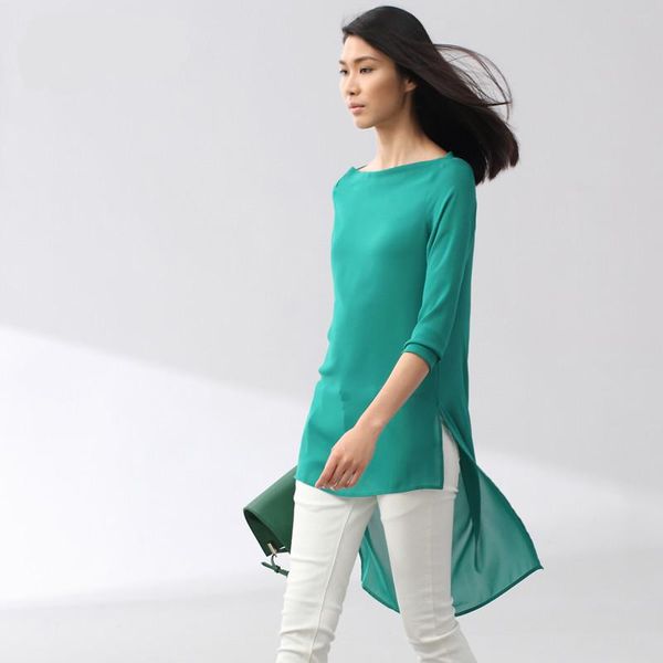 

women's blouses & shirts arrival pullover solid color chiffon shirt female,larger size 4xl 5xl blusas femininas,women shirts,vestido de, White