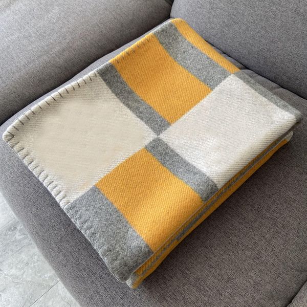 

winter wool blanket scarf warm portable car sofa blankets shawl h letter plaid scarves shawls 130*180cm