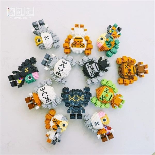 

chaoli society violent bear joint doll puzzle micro drill small particle assembled toy building block 38012