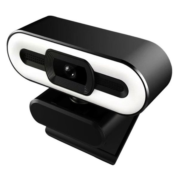 

live streaming webcam 1080p 8mp camera meeting with adjustable led webcams