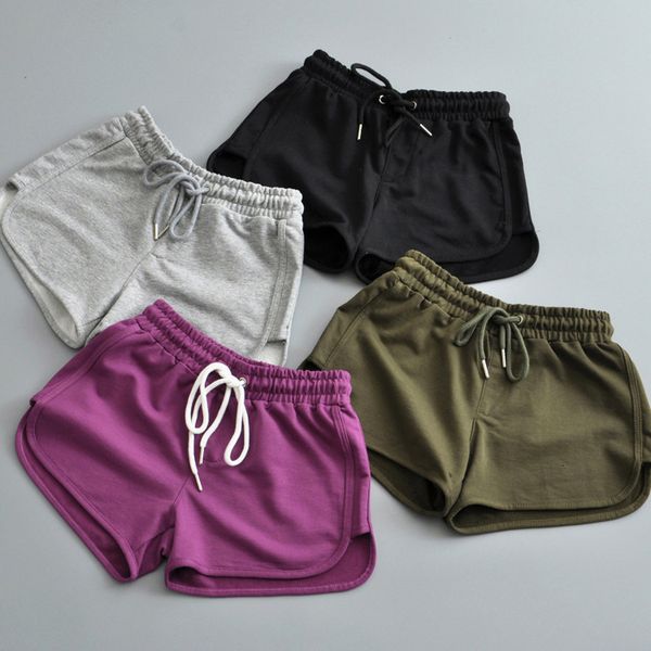 

shorts women's casual running pants, White;black