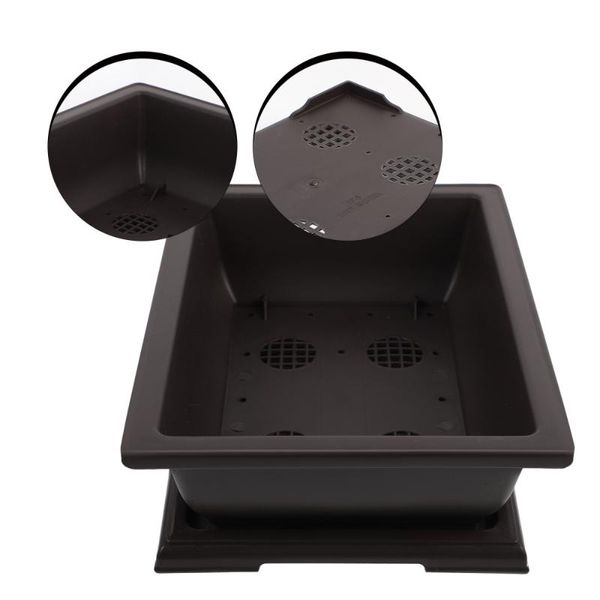 

flower planter succulents pot plant container home with tray planters & pots