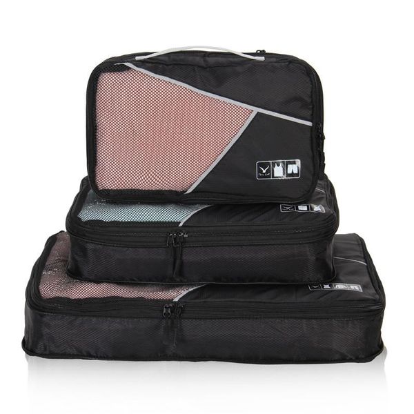 

toiletry kits 3pcs/set universal organizer bag casual tote portable storage travel compression packing cubes expandable