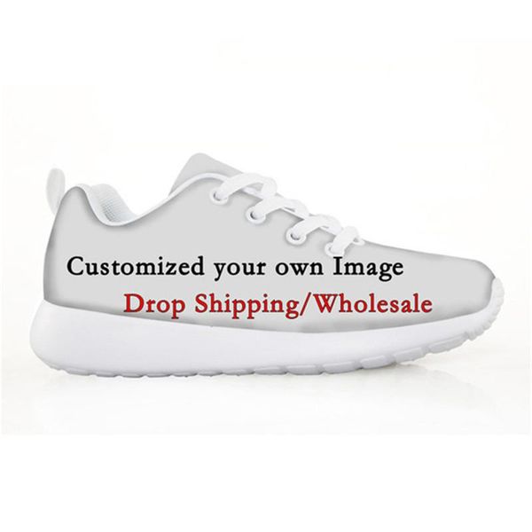 

custom children shoes kids mesh sneakers drop, Black;red