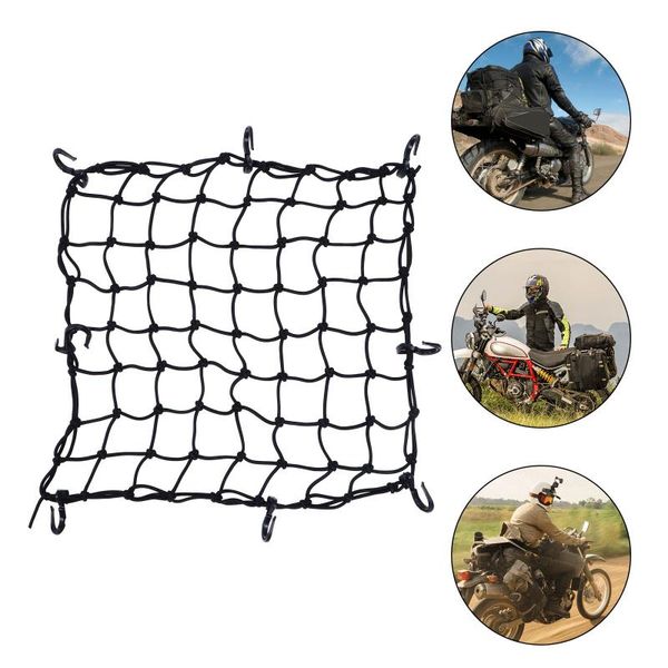 

car organizer 1pc convenient luggage net heavy-duty bike cord fixed