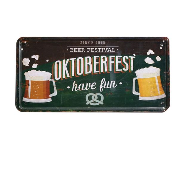 

beer tin sign metal car plate license vintage shabby pub bar wall plaques posters restaurant rome decor metal hanging paintingsa
