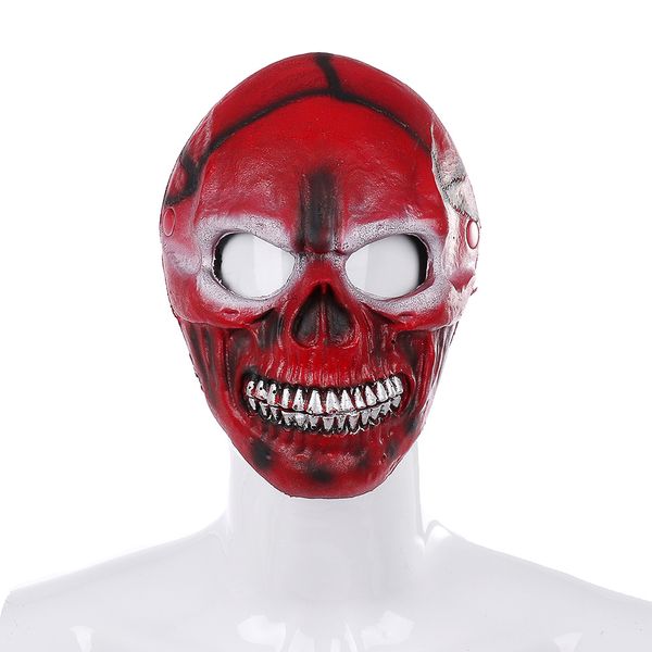 Maschera per feste in costume di Halloween Maschere per teschio horror per adulti Uomo Donna Masquerade in 2 colori PU Masque HN16014