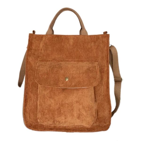 

evening bags 2021 corduroy bag handbags for women fashion girls shoppers female shoulder