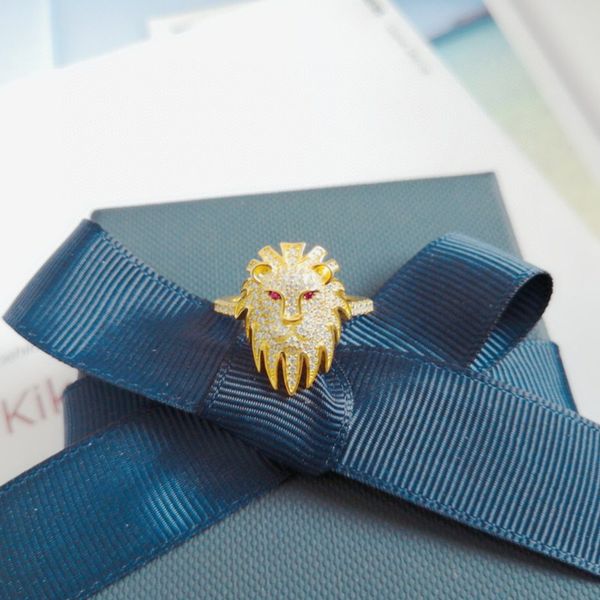 

ring jxj.s925 sterling silver a family lion female fashion light luxury niche exquisite high-grade