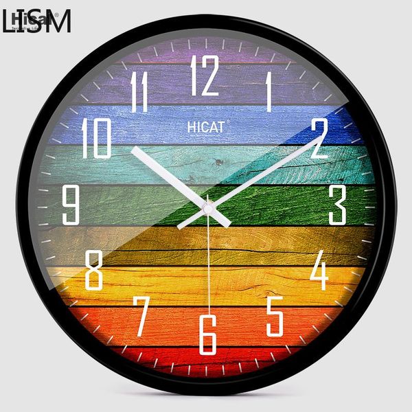 

wall clocks nordic design light luxury clock creative ultra-quiet modern fashion living room personality quartz bedroom horloge
