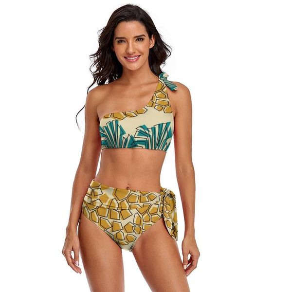 

pineapple bikini swimsuit tie side sale kawaii swimwear fitness two piece for big breasts bathing suit one-piece suits