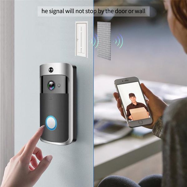 

doorbells smart ip video intercom wi-fi door phone bell wifi doorbell camera for apartments ir alarm wireless security