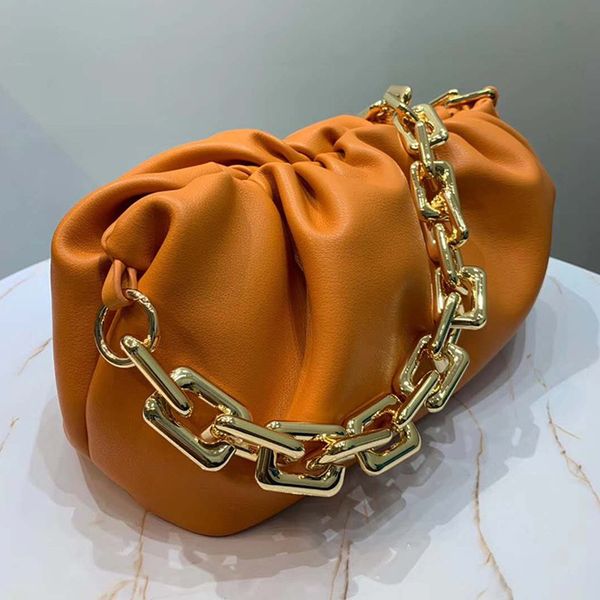 

cloud shoulder bag women with golden chain genuine leather bags latest collection fashion clutch handbag lady inclined shoulder handbags