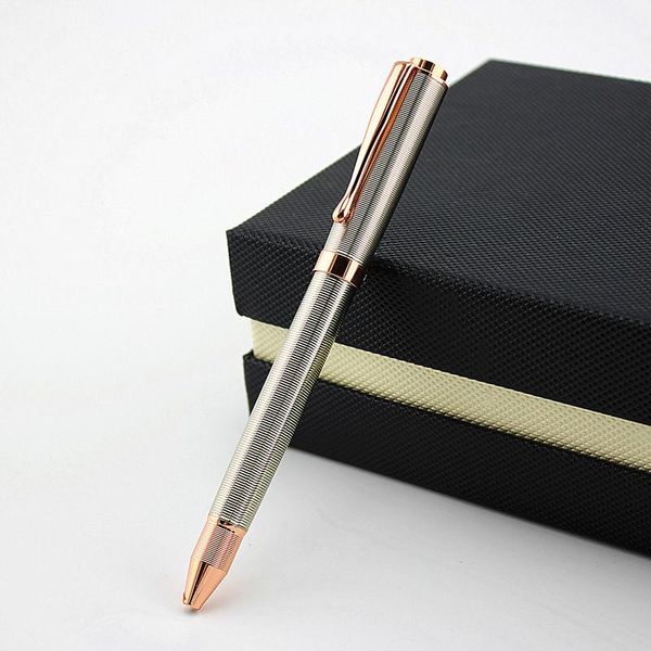 

1pcs high-end business metal ballpoint pen china wind el signature office school luxury pens, Blue;orange