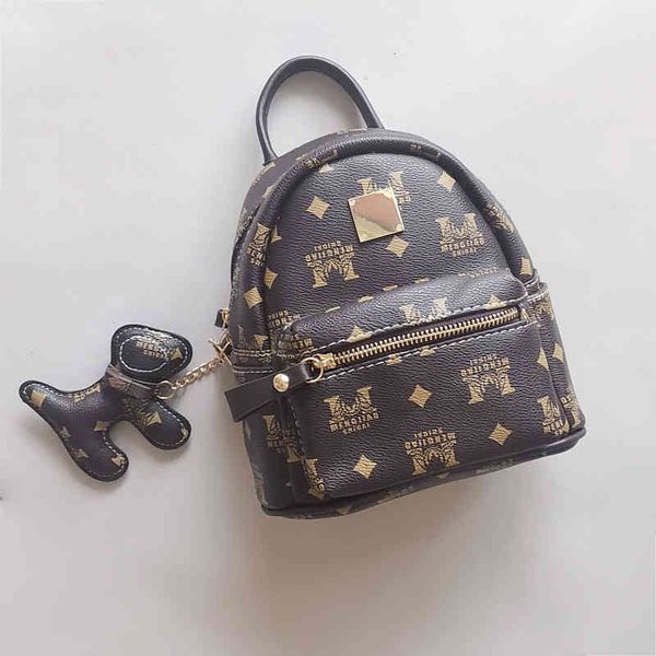 

small women's backpack korean popular letter cross carrying