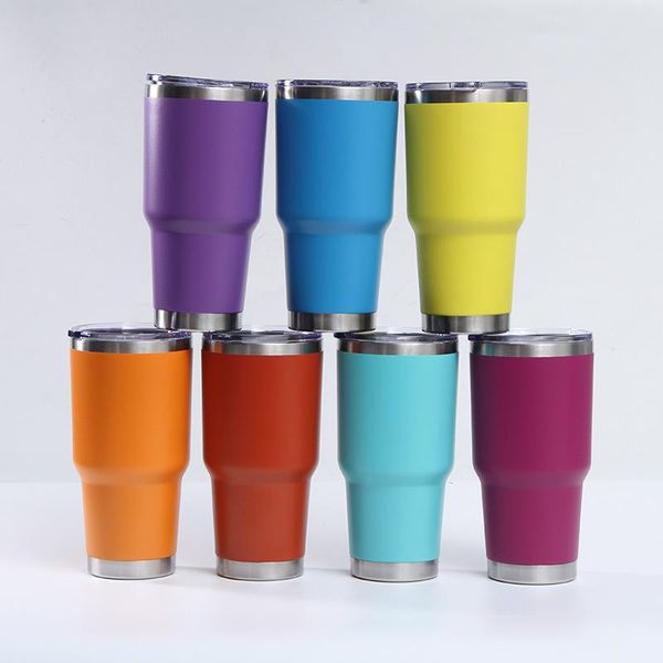 

water bottles 30oz 900ml stainless steel car portable outdoor ice fighter cup travel mug