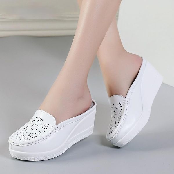 

slippers gktinoo-zapatos de plataforma para mujer, Black