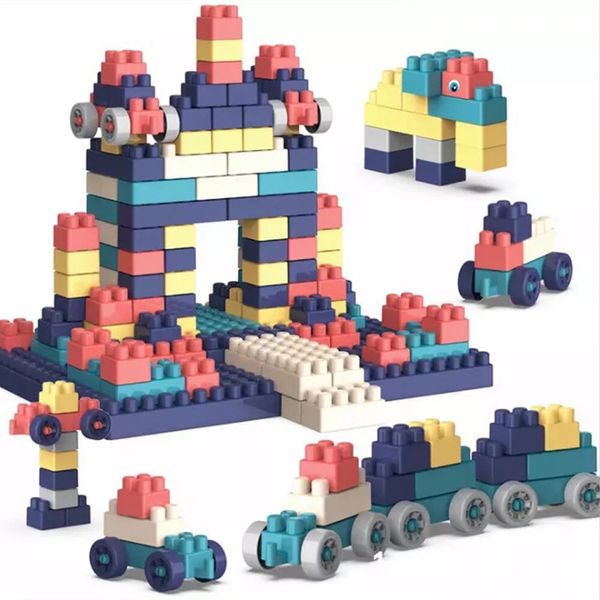 360 PCS Grandi particelle Building Blocks Set Park Set FAI DA TE Assemblaggio Multi-Shape Puzzle Giocattolo educativo per bambini Regalo - 360 PCS