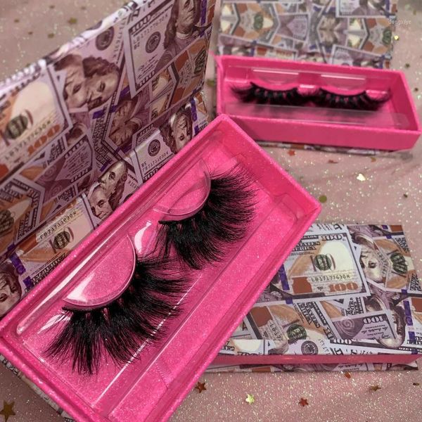 

wholesale false eyelash magnetic packaging box custom stickers holography 3d mink box1