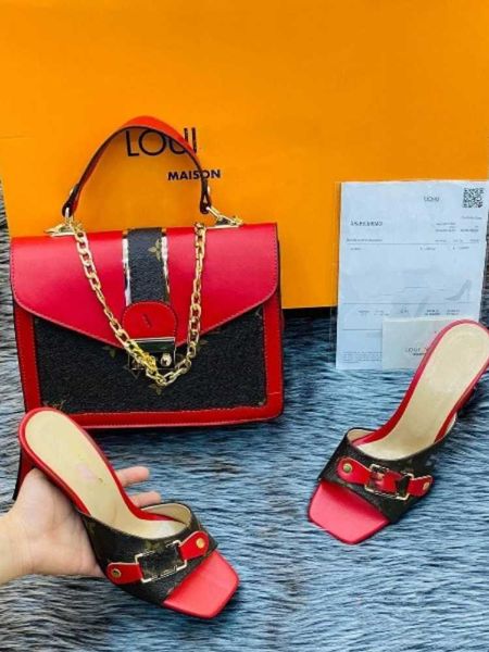 

slippers summer edition slipper and bag set high quality, Black
