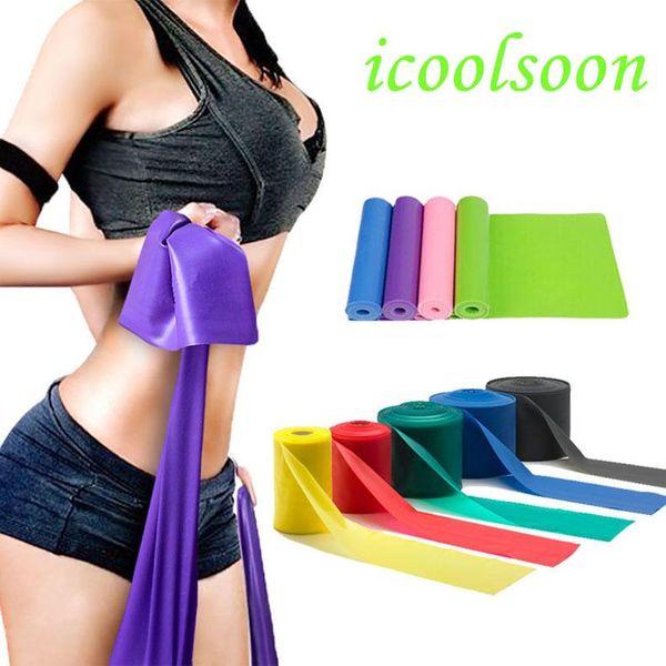 

yoga pull belt stretch fitness men women resistance strength training latex rope power exercise bands
