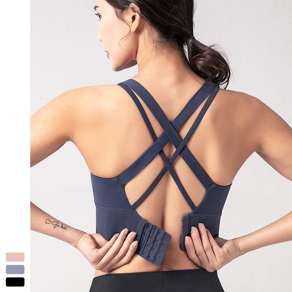 

yoga outfit women sport bra breathable running crop fitness clothing gym padded super sports high impact