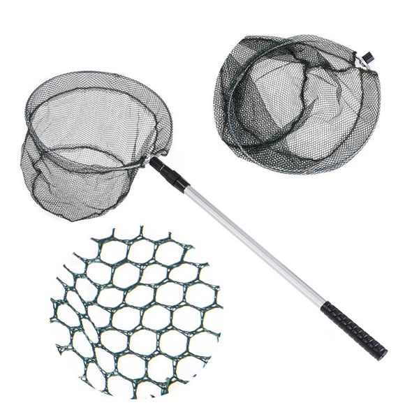 

fishing accessories net fish landing foldable collapsible pole handle safe catching or releasing