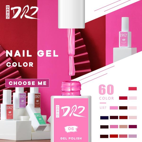 

colors gel nail polish vernis semi permanant uv lak primer soak off art varnish gelpolish manicure, Red;pink
