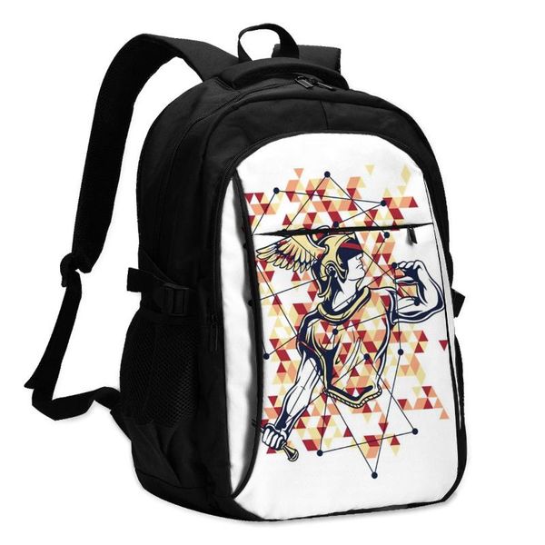 

backpack mythology backpacks charger usb cycling youth durable sweet bags