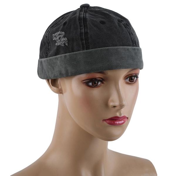 

beanies men's autumn cotton brimless skullies cap retro urban unique street docker hats multipurpose miki beanie hat