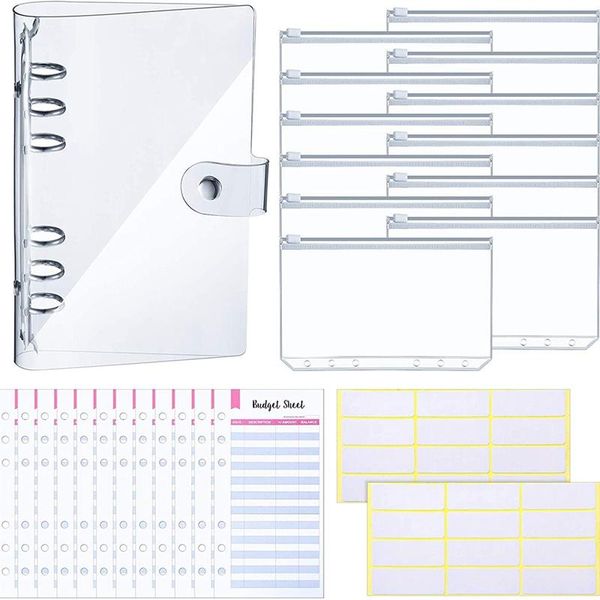 

6-ring binder sleeve suitable for personal budget planning manual,notebook it is very home,school gift wrap
