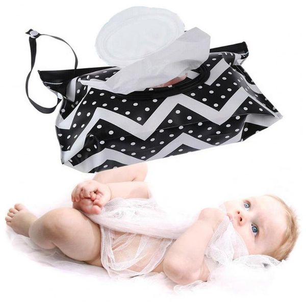 

storage bags fashion 4pcs useful baby wet wipes case lightweight wipe holder print pattern for home