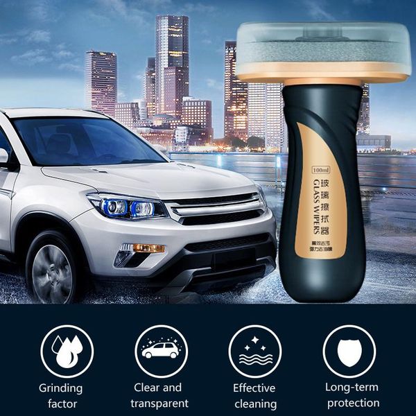 

car cleaning tools accesories front windshield cleaner oil removal film stains window